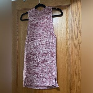 Dark pink sweater vest